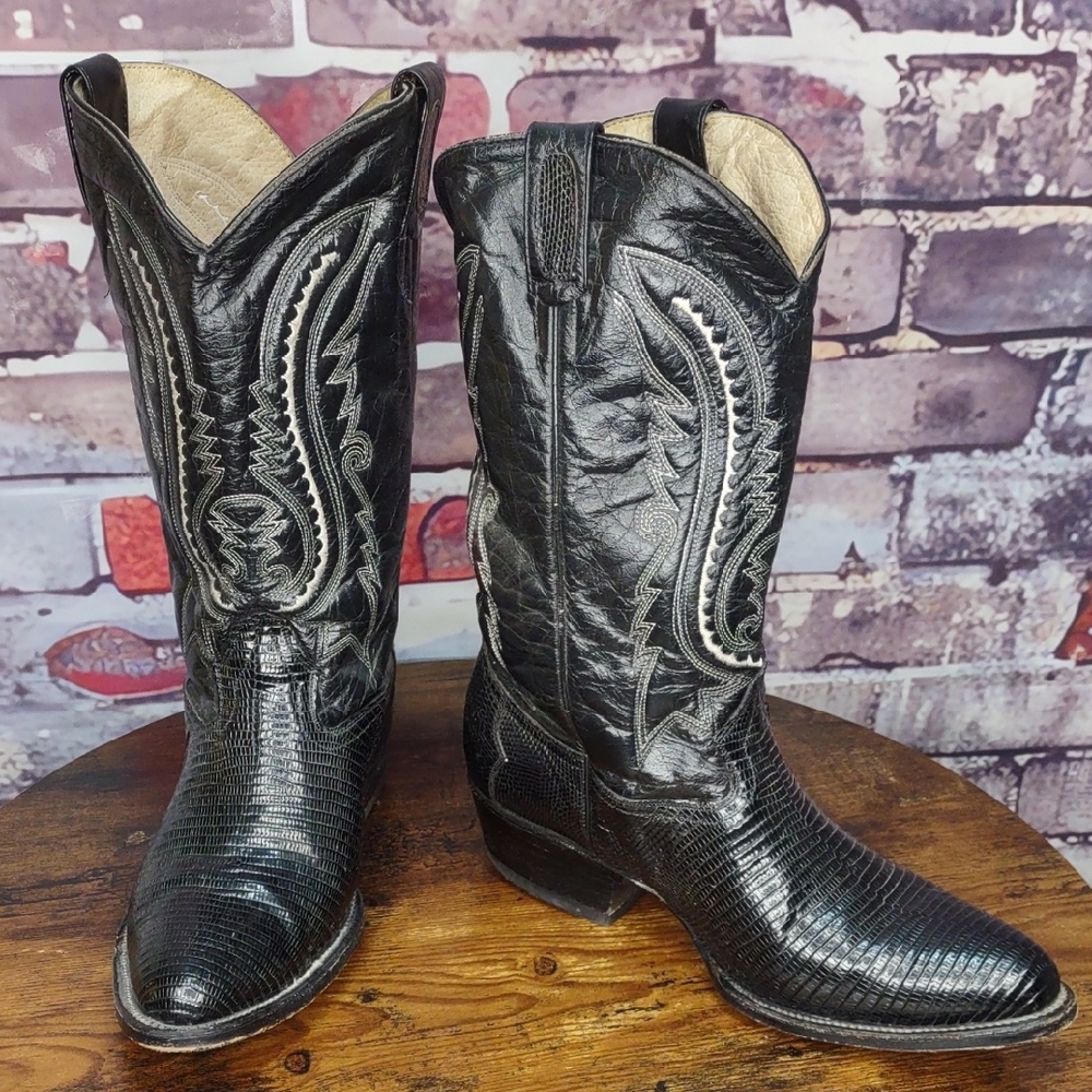 Custom Exotic Leather Western Boots